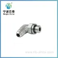 1jh9 Jic Metric Straight SAE Fitting 90° Adapter